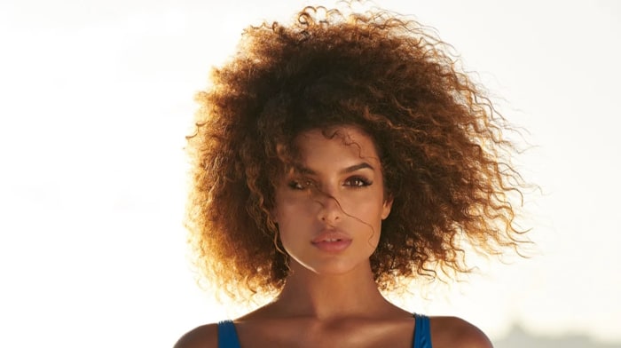 Jessica Aidi was photographed by Yu Tsai on Paradise Island, Bahamas.